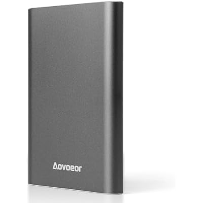 320GB Portable External Hard Drive USB3.0 Mobile HDD Storage for PC, Mac, Desktop, Laptop, Mac, Chromebook, Xbox One, Xbox 360, PS4 Grey
