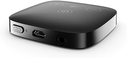 Unitron TV Connector for Hearing Aids Bluetooth Stereo Sound Streaming with Audio & Optical Cables Compatible with Relate & Unitron Devices