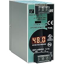 150W Digital Display Din Rail Switch Power Supply AC to DC 12V/24V/36V/48V LP1150D (48V Output)