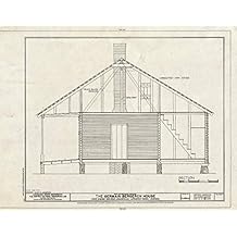 Historic Pictoric : Blueprint HABS LA,29-LABA,1- (Sheet 11 of 12) - Jean Charles Germain Bergeron House, State Highway 308 Near Labadieville, Labadieville, Assumption Parish, LA 14in x 11in