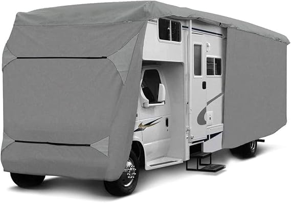 Motorhome Protective Cover - Weatherproof Motorhome Covers - High-Quality Motorhome Tarpaulin - 730 x 235 x 275 cm Protective Cover - Safe Protection Against Dust and Moisture